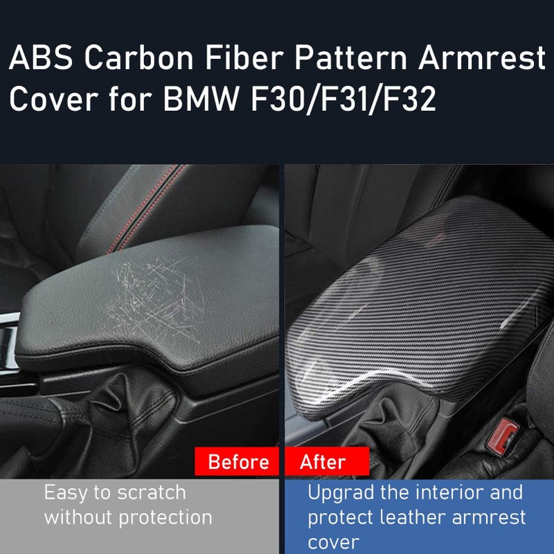 TTCR-II متوافق مع غطاء وحدة التحكم المركزية BMW 3 Series 2013-2018، لغطاء وحدة التحكم المركزية BMW F30 F31 320i 328d 328i 330i 330e 335i 340i 2013-2018 (لا توجد ألياف كربون حقيقية) - Image 2